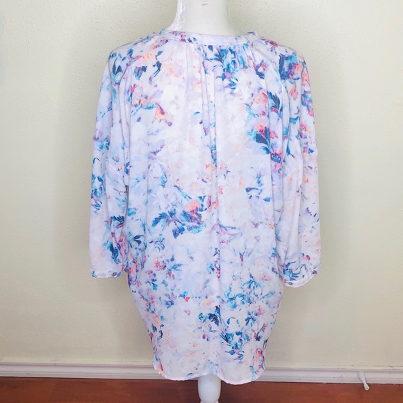 ❤️Violet+Claire Pink Pastel Printed Blouse - Picture 4 of 5